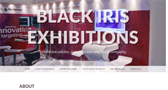 Desktop Screenshot of blackiris-exhibitions.co.uk